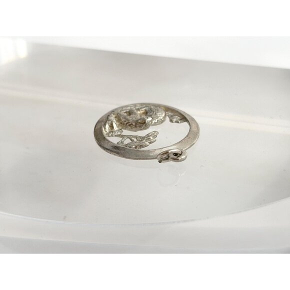 Meercat in a Tree Figural Sterling Silver 925 Vintage Pendant | Charm - Picture 8 of 12